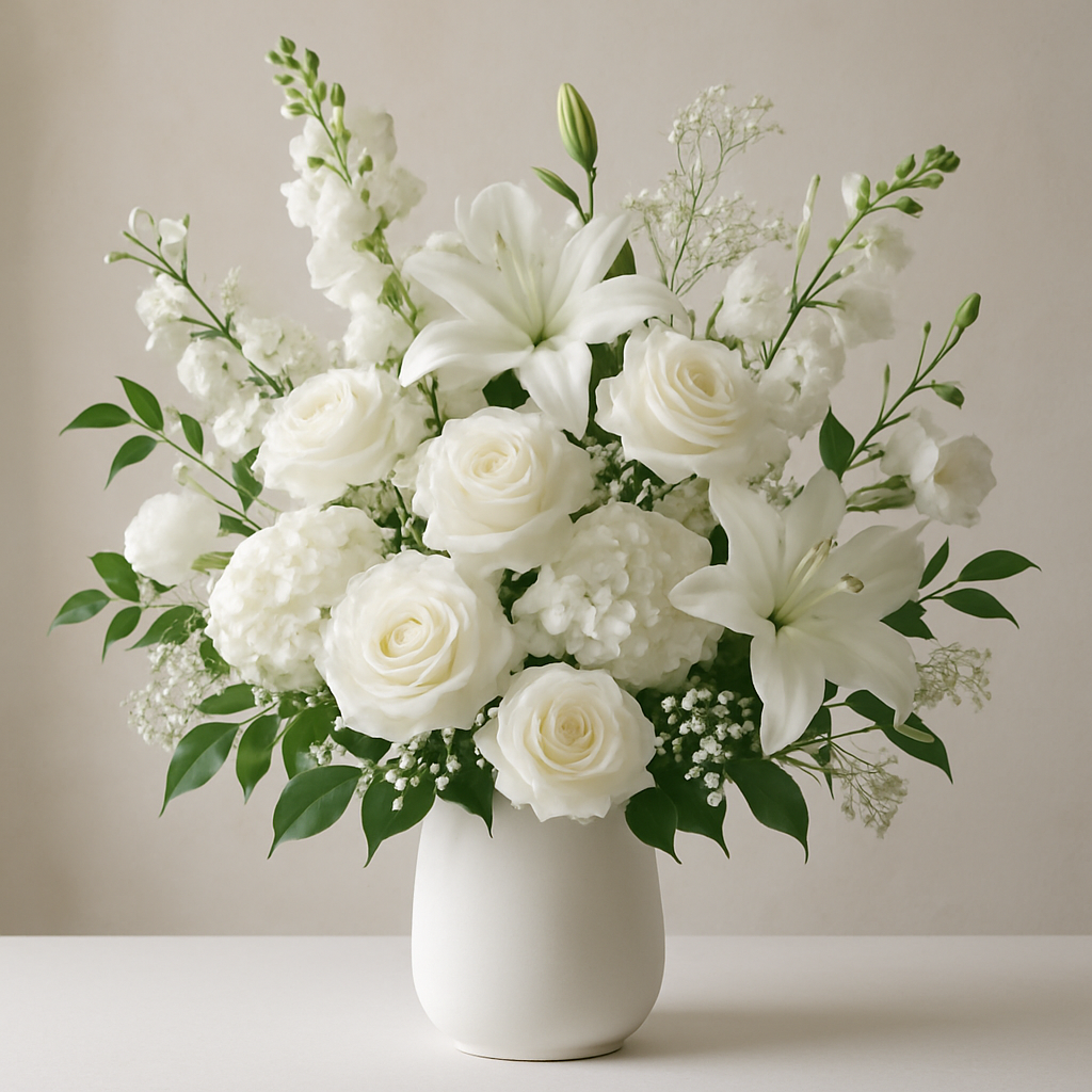 Fleurs blanches