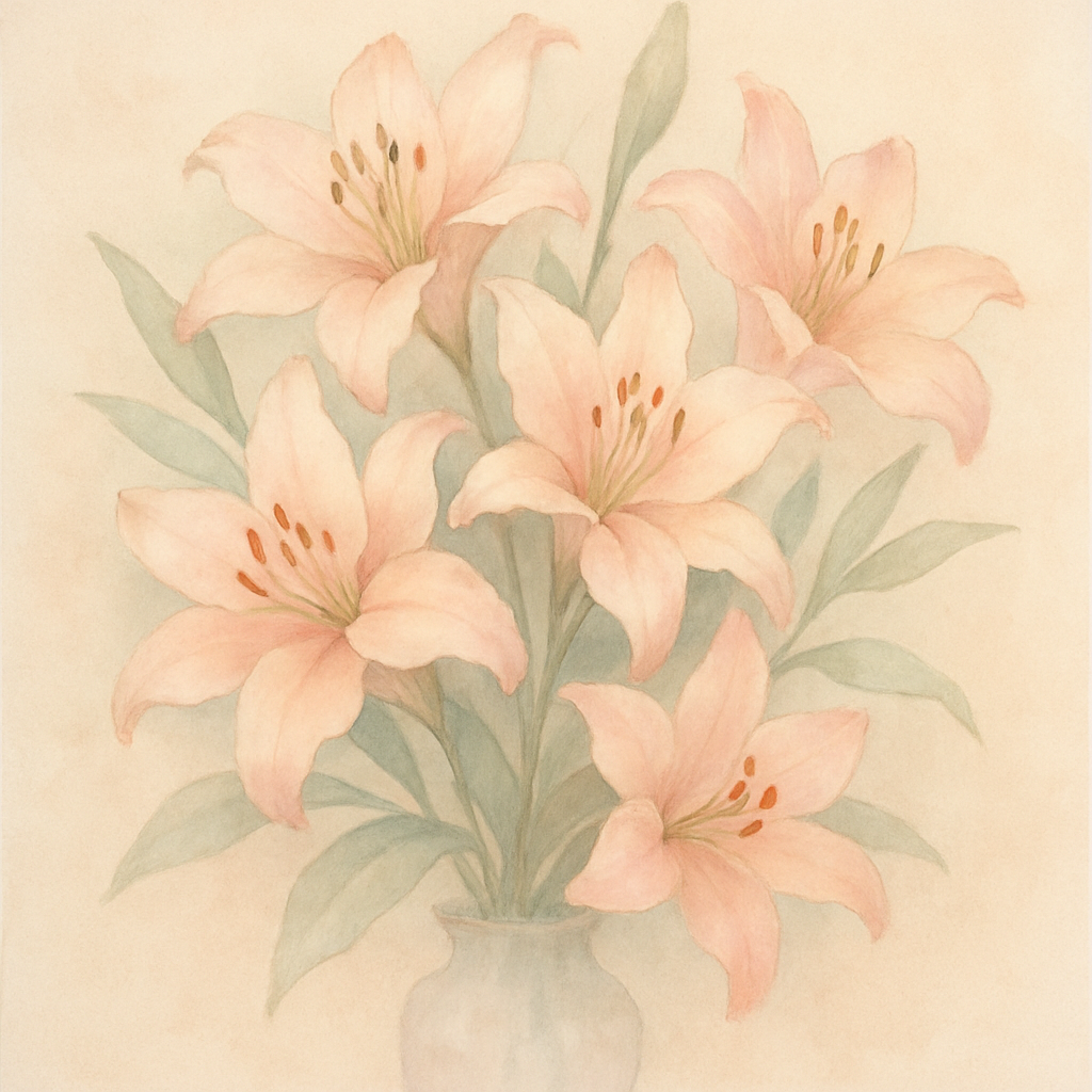 Arrangement de lys