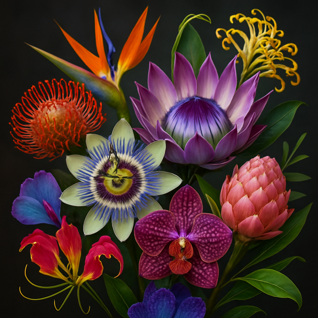 Fleurs exotiques
